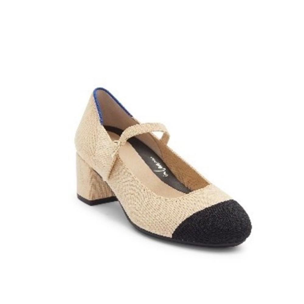 New Rothy's Mary Jane Pump Cream CAPTOE Balletcore Minimalist Workwear Size 9
